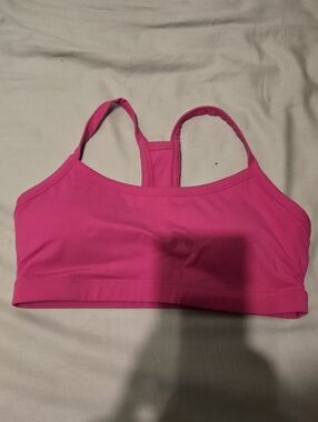 Pink Racerback Sports Bra -